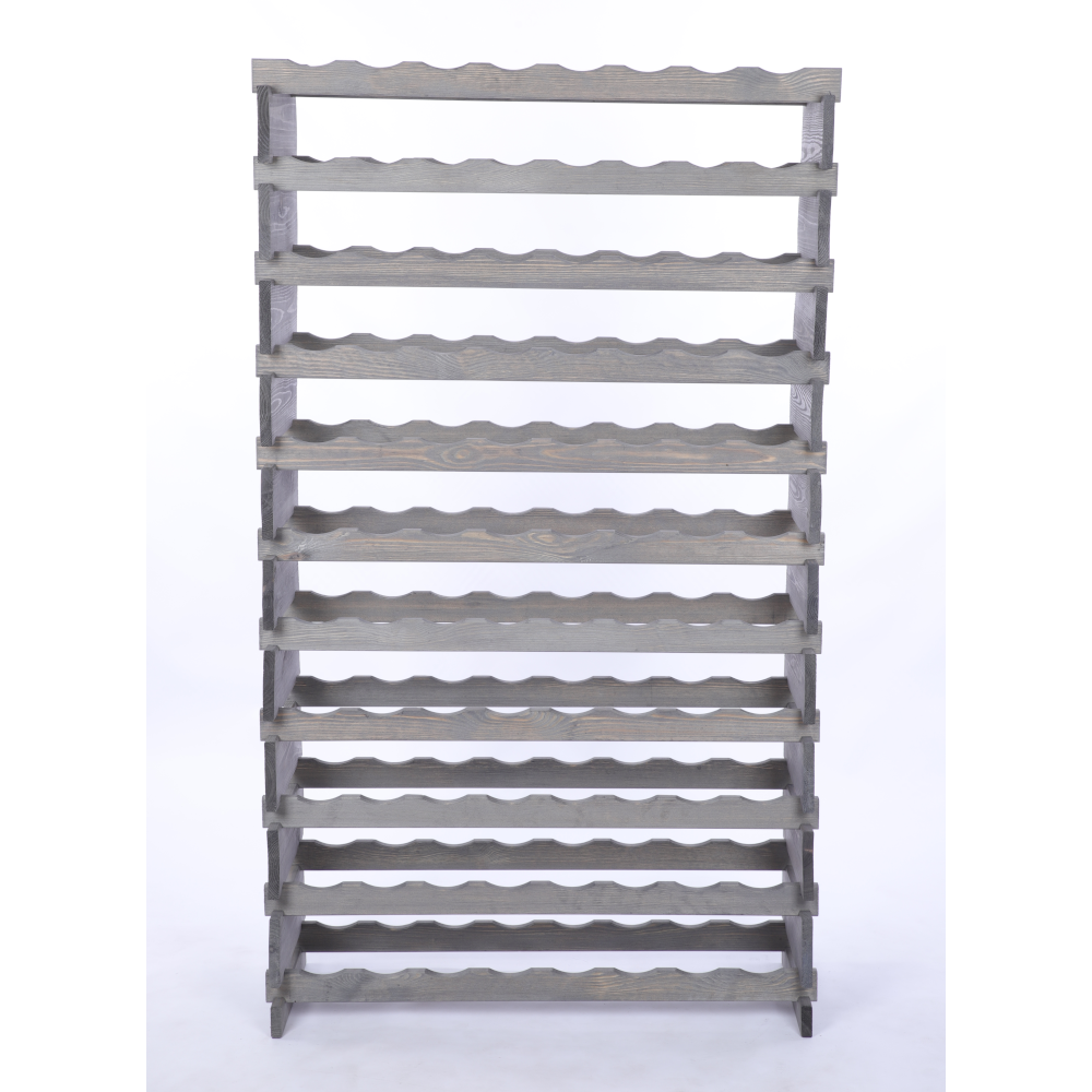 Stojak na wino regał modułowy na butelki 11x8 but DUŻY MONTAŻ BEZ NARZĘDZI