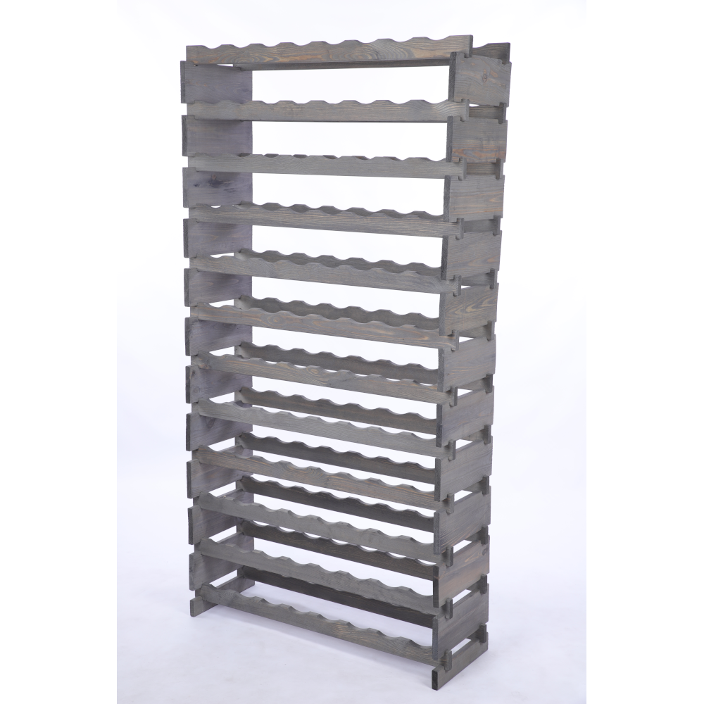 Stojak na wino regał modułowy na butelki 12x8 but DUŻY MONTAŻ BEZ NARZĘDZI