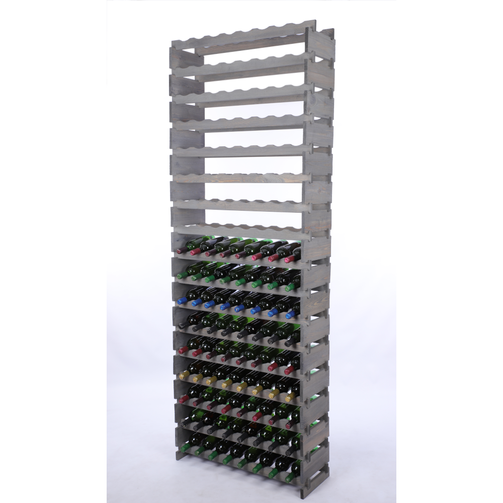 Stojak na wino regał modułowy na butelki 17x8 but WYSOKI BEZ NARZĘDZI