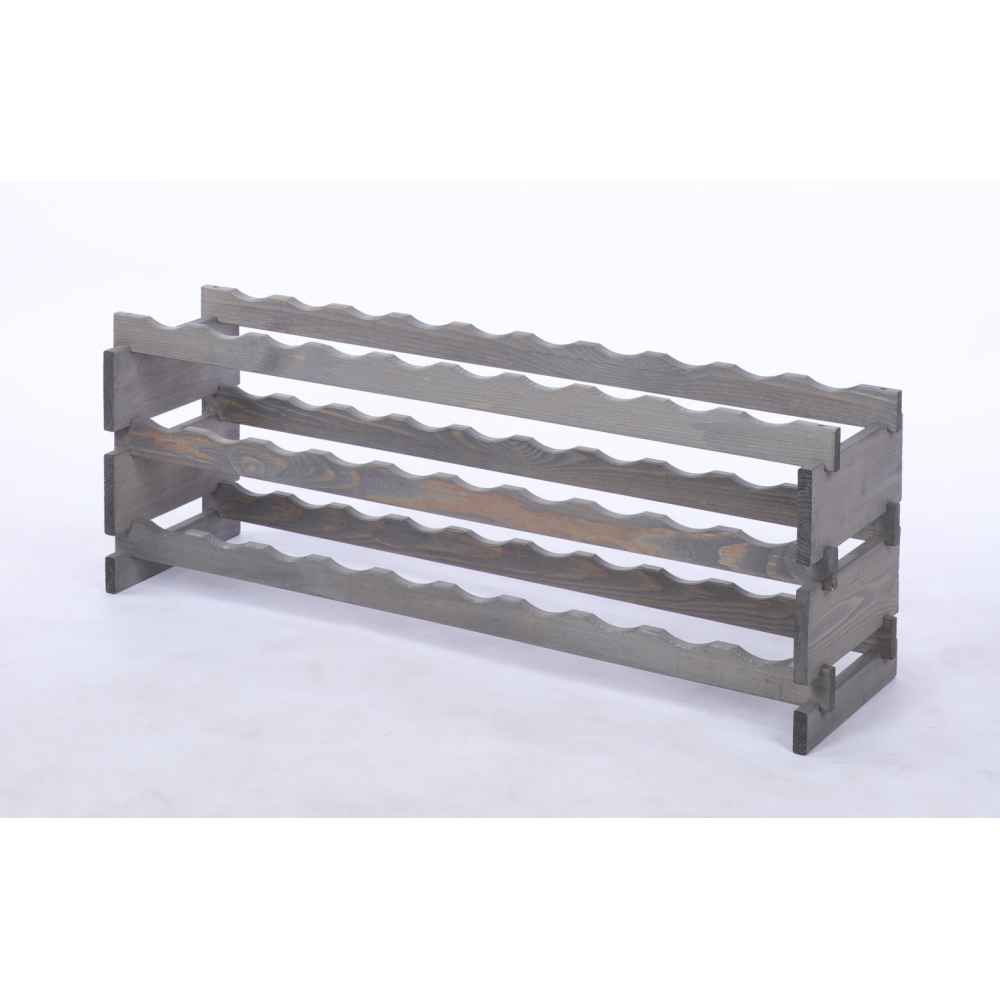 Stojak na wino regał modułowy na butelki 3x10 but POJEMNY BEZ NARZĘDZI