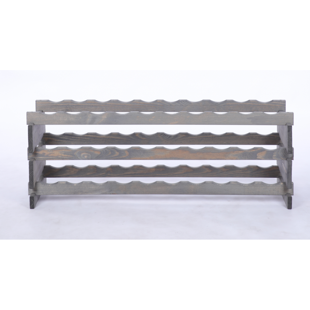 Stojak na wino regał modułowy na butelki 3x10 but POJEMNY BEZ NARZĘDZI