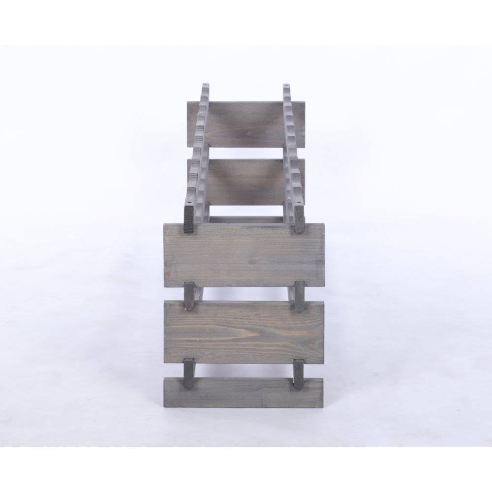 Stojak na wino regał modułowy na butelki 3x10 but POJEMNY BEZ NARZĘDZI