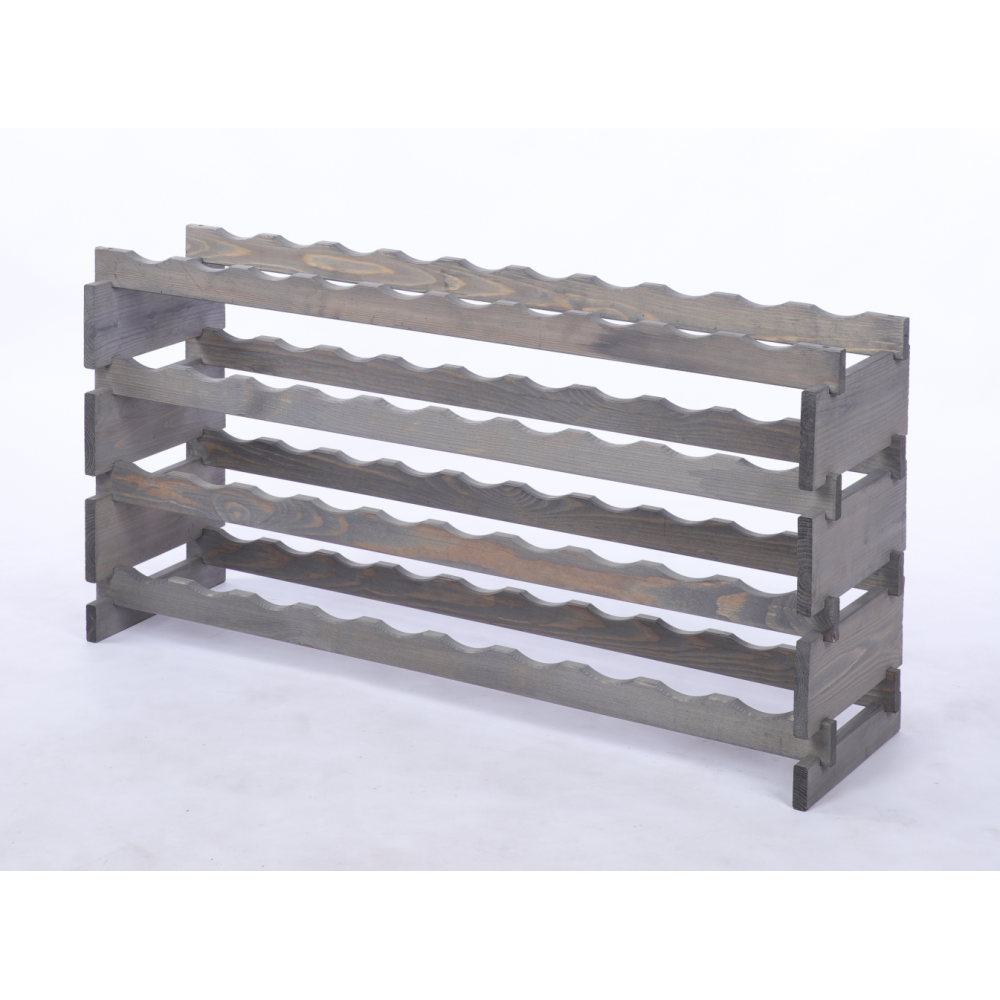 Stojak na wino regał modułowy na butelki 4x10 but POJEMNY BEZ NARZĘDZI