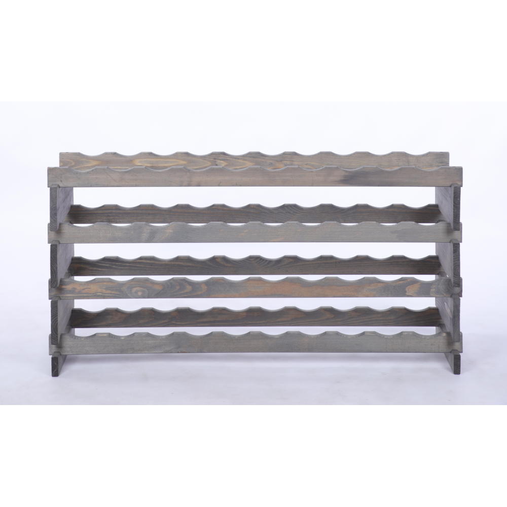 Stojak na wino regał modułowy na butelki 4x10 but POJEMNY BEZ NARZĘDZI