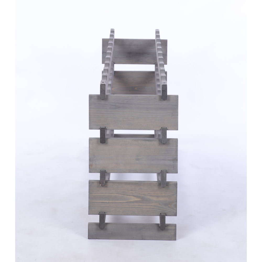 Stojak na wino regał modułowy na butelki 4x10 but POJEMNY BEZ NARZĘDZI