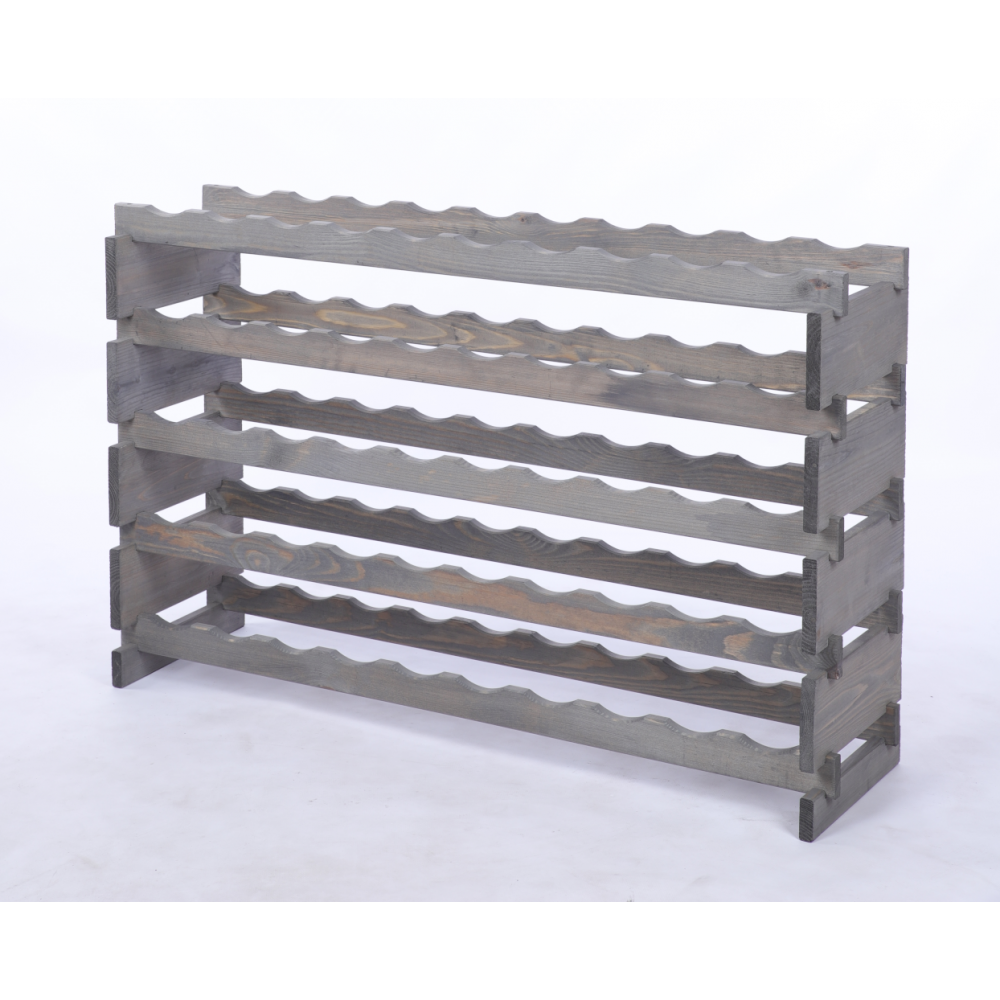 Stojak na wino regał modułowy na butelki 5x10 but BUDUJ JAK KLOCKI EKO