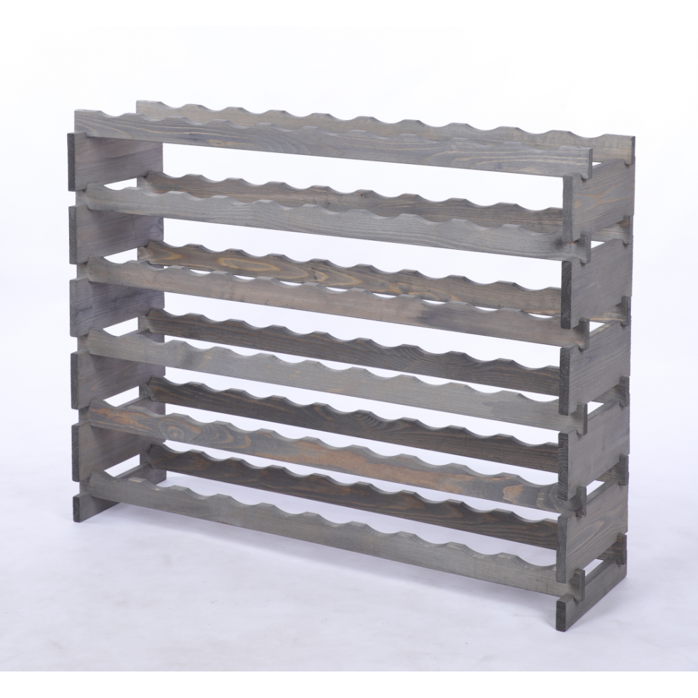 Stojak na wino regał modułowy na butelki 6x10 but BUDUJ JAK KLOCKI EKO