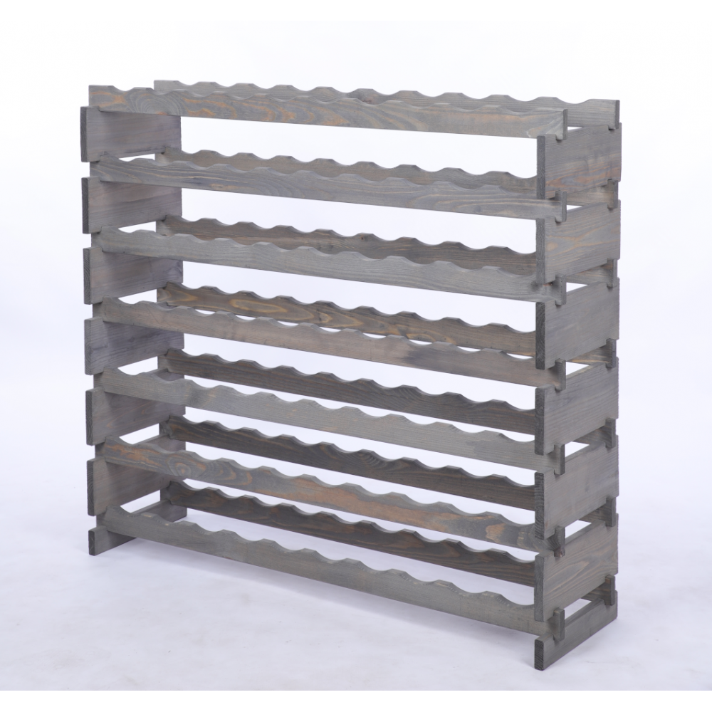 Stojak na wino regał modułowy na butelki 7x10 but BUDUJ JAK KLOCKI EKO