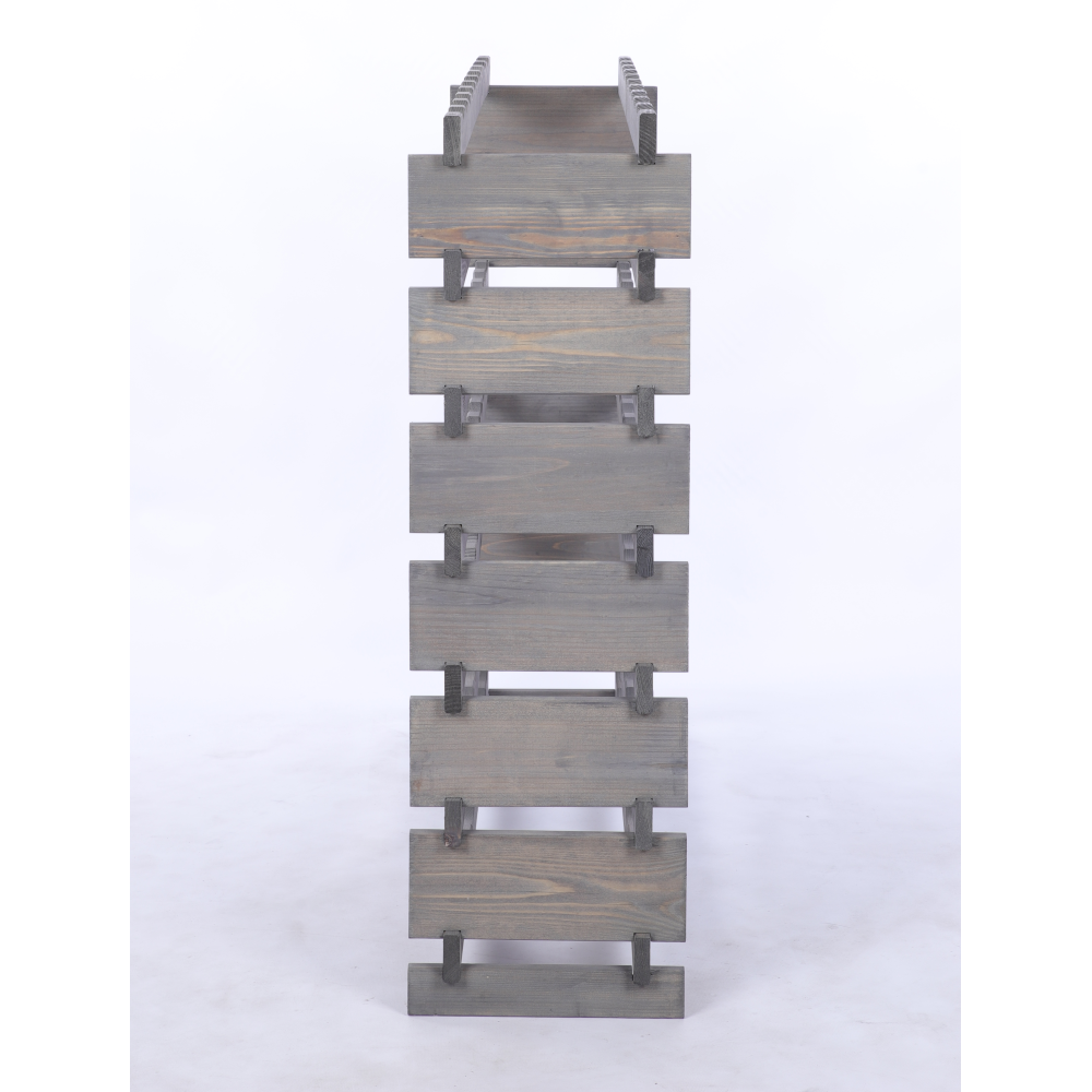 Stojak na wino regał modułowy na butelki 7x10 but BUDUJ JAK KLOCKI EKO