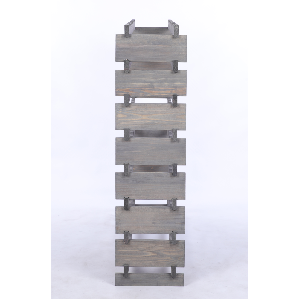 Stojak na wino regał modułowy na butelki 8x10 but POJEMNY BEZ NARZĘDZI