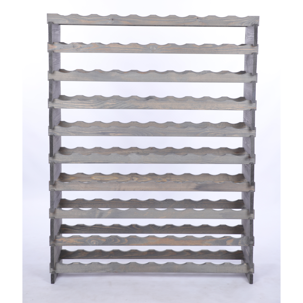 Stojak na wino regał modułowy na butelki 10x10 but DUŻY MONTAŻ BEZ NARZĘDZI