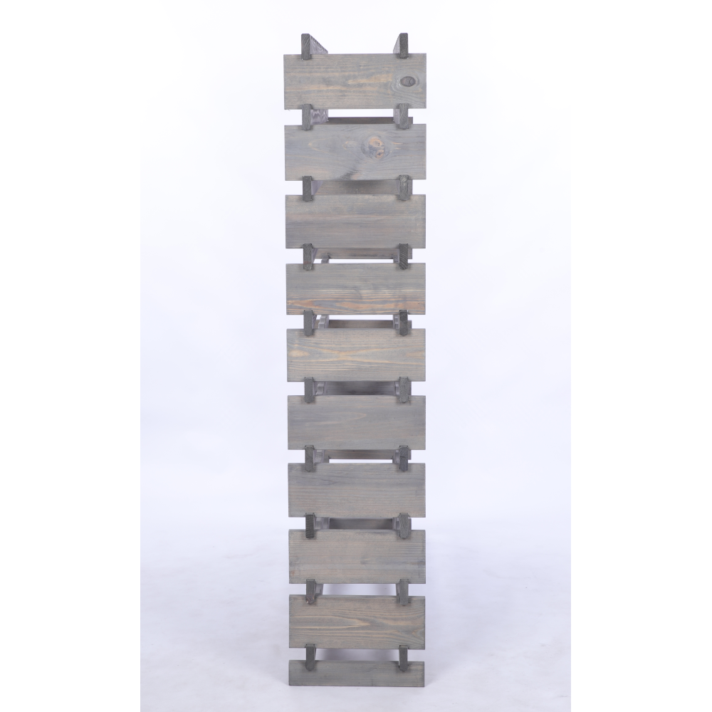 Stojak na wino regał modułowy na butelki 10x10 but DUŻY MONTAŻ BEZ NARZĘDZI