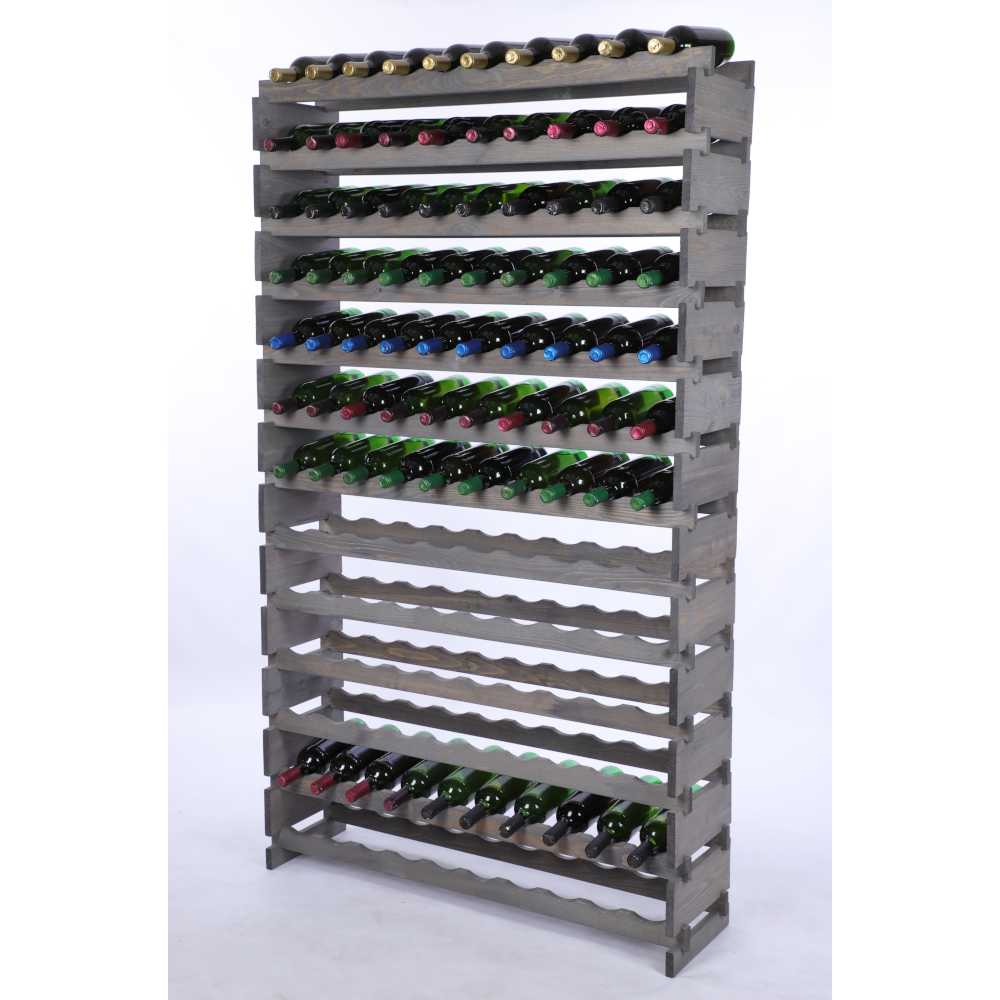 Stojak na wino regał modułowy na butelki 13x10 but POJEMNY BEZ NARZĘDZI