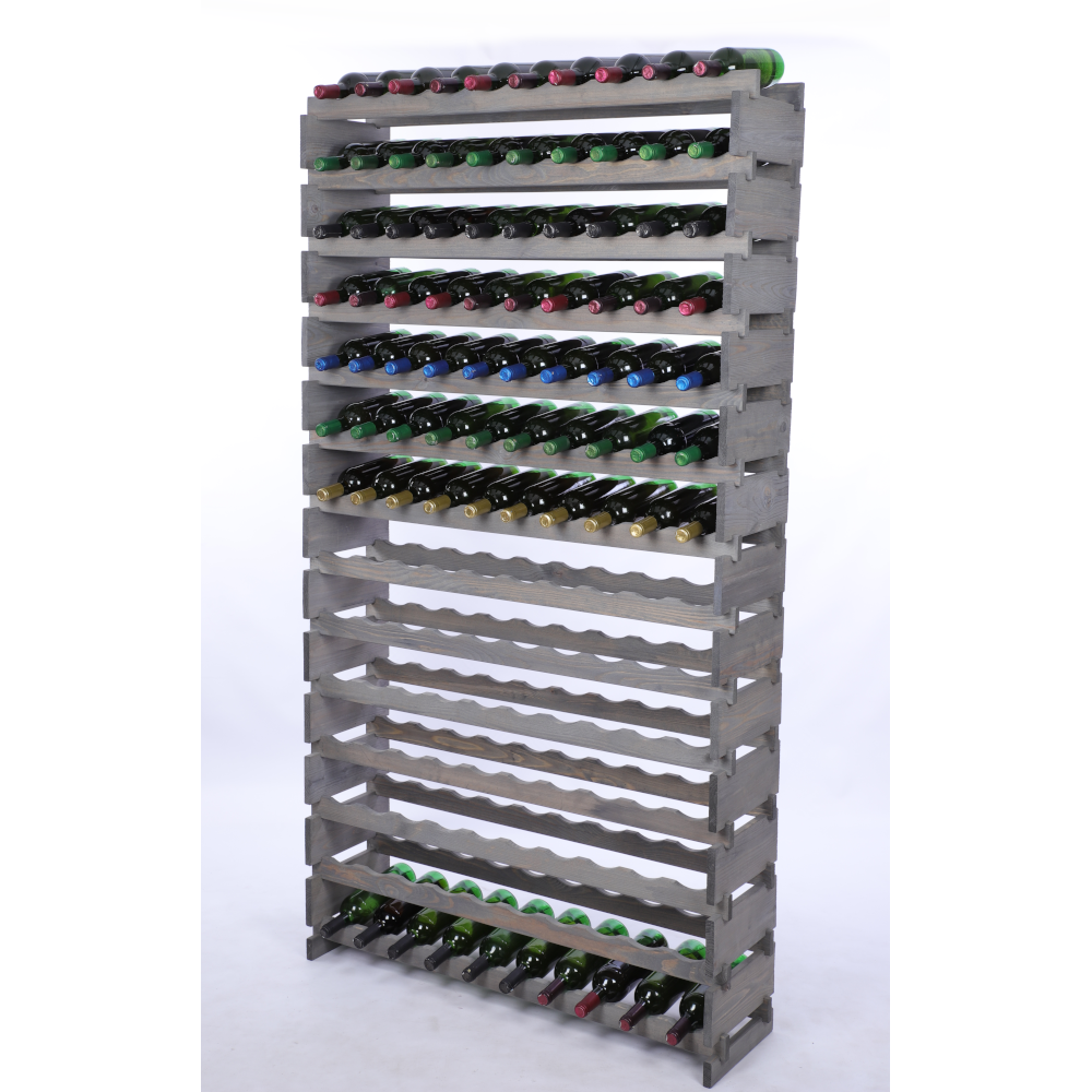 Stojak na wino regał modułowy na butelki 14x10 but POJEMNY BEZ NARZĘDZI