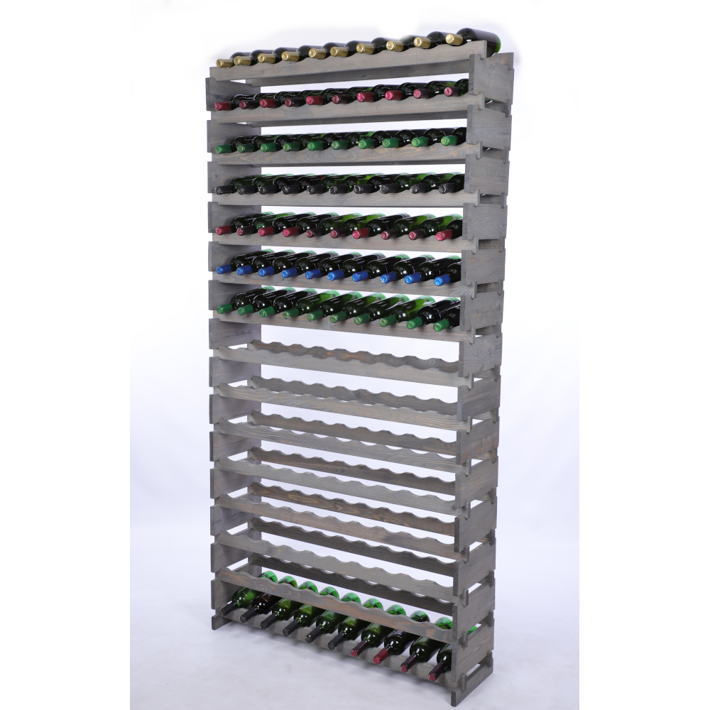 Stojak na wino regał modułowy na butelki 15x10 but WYSOKI BEZ NARZĘDZI