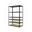 Regał metalowy PREMIUM BLACK stojak HELIOS 213x100x45cm 6Px175kg 300TYS WAR