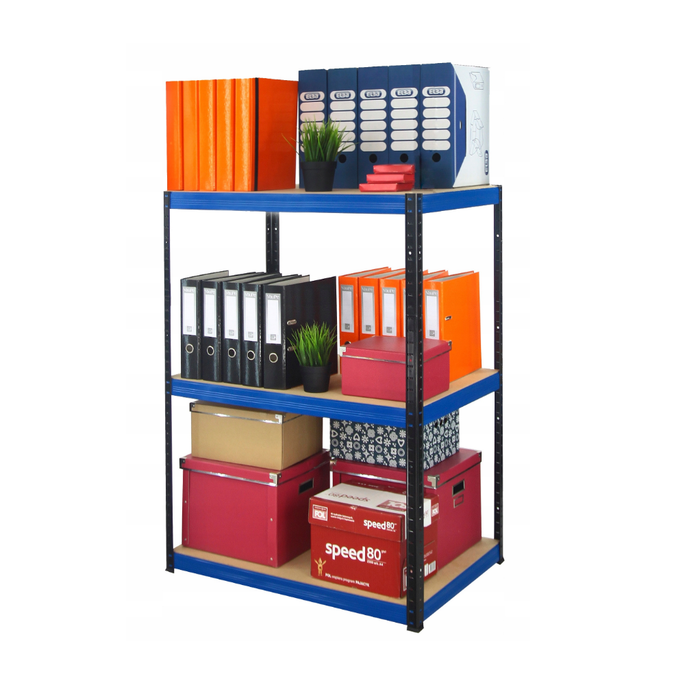 Regał metalowy magazynowy warsztatowy HELIOS 90x75x35cm 3Px175kg SOLIDNY