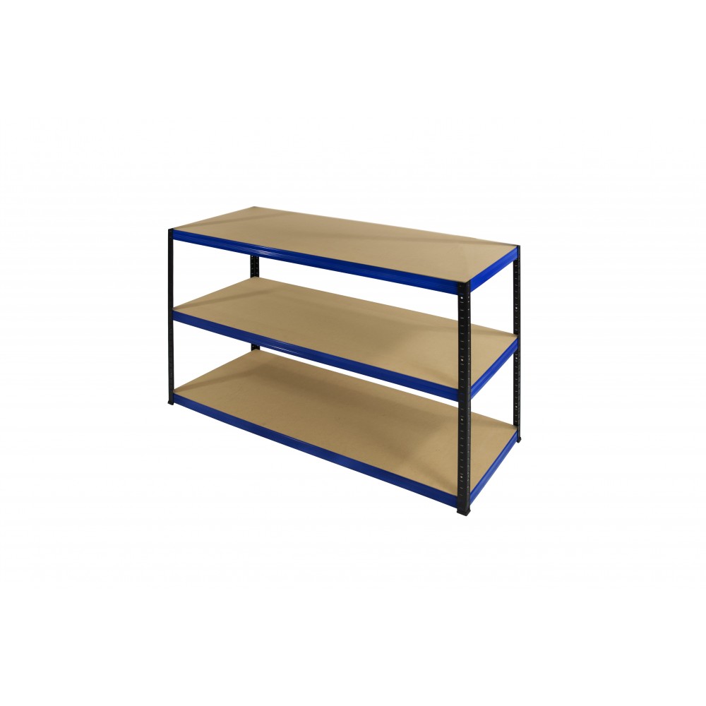 Regał metalowy magazynowy warsztatowy HELIOS 90x150x40cm 3Px175kg SOLIDNY