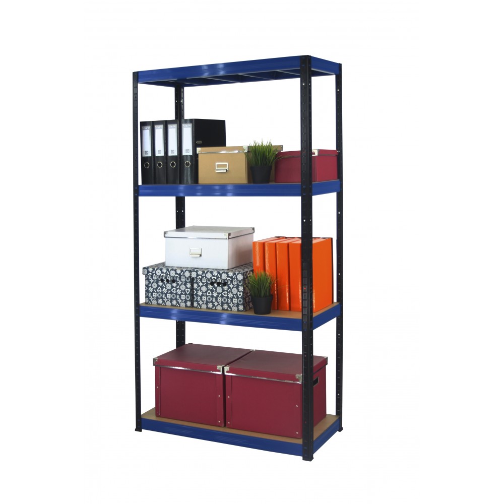 Regał metalowy magazynowy garażowy stojak HELIOS 180x75x45cm 4Px350kg PL