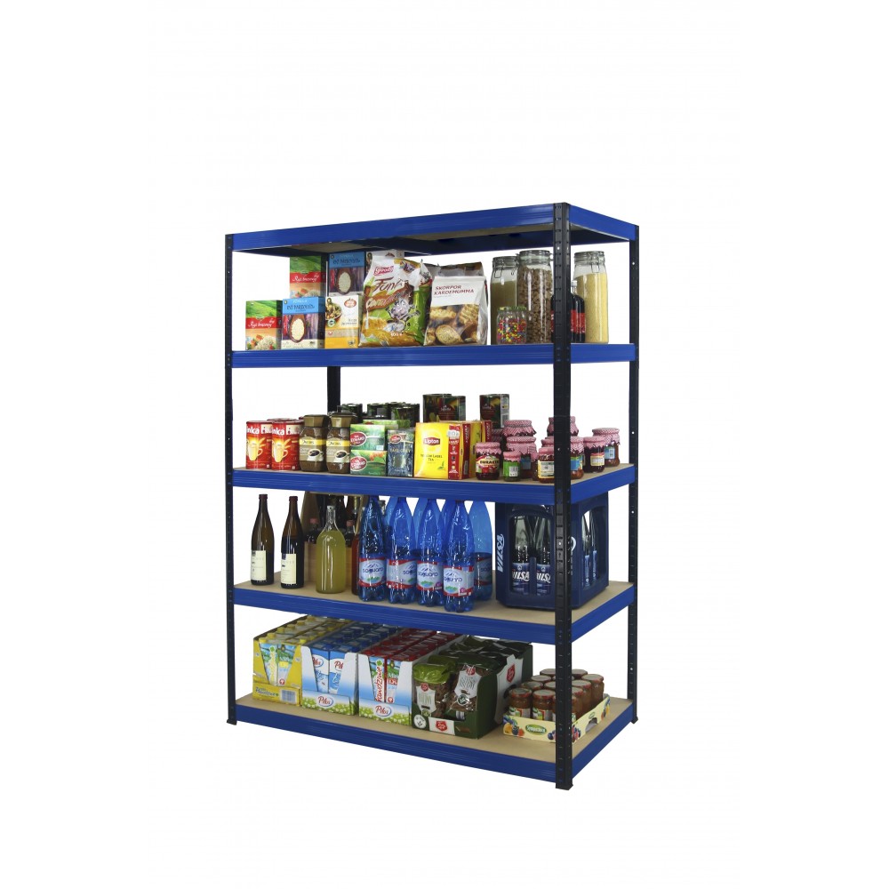 Regał metalowy magazynowy stojak HELIOS 180x150x35cm 5Px175kg TRWAŁY PL