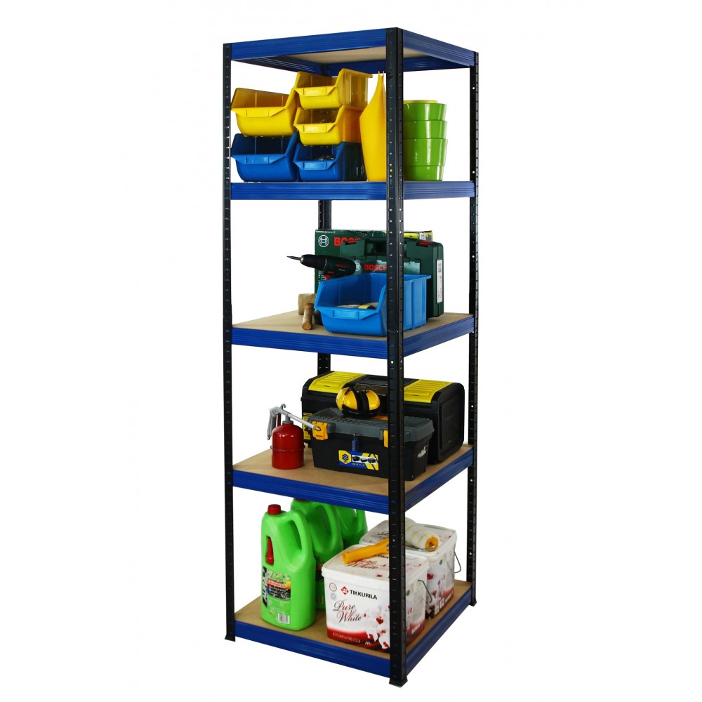 Regał warsztatowy metalowy stojak HELIOS 196x30x30cm  5Px175kg PRODUCENT