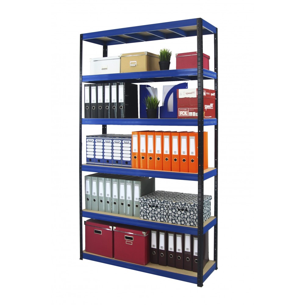 Regał metalowy magazynowy stojak HELIOS 213x150x30cm 6Px175kg SZEROKI MOCNY