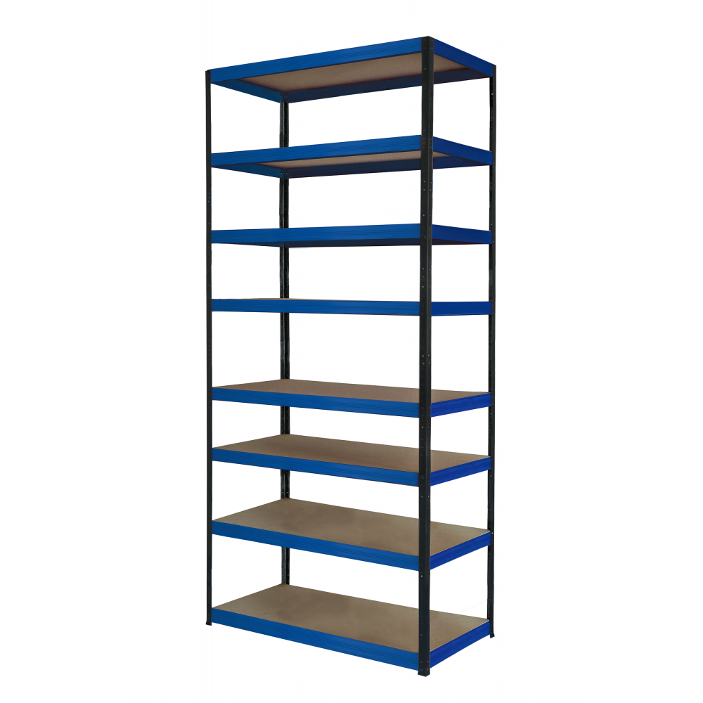 Regał metalowy magazynowy stojak HELIOS 270x75x45cm 8Px350kg TRWAŁY WYSOKI