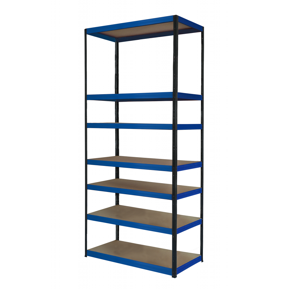 Regał metalowy magazynowy stojak HELIOS 270x100x30cm 7Px275kg TRWAŁY WYSOKI