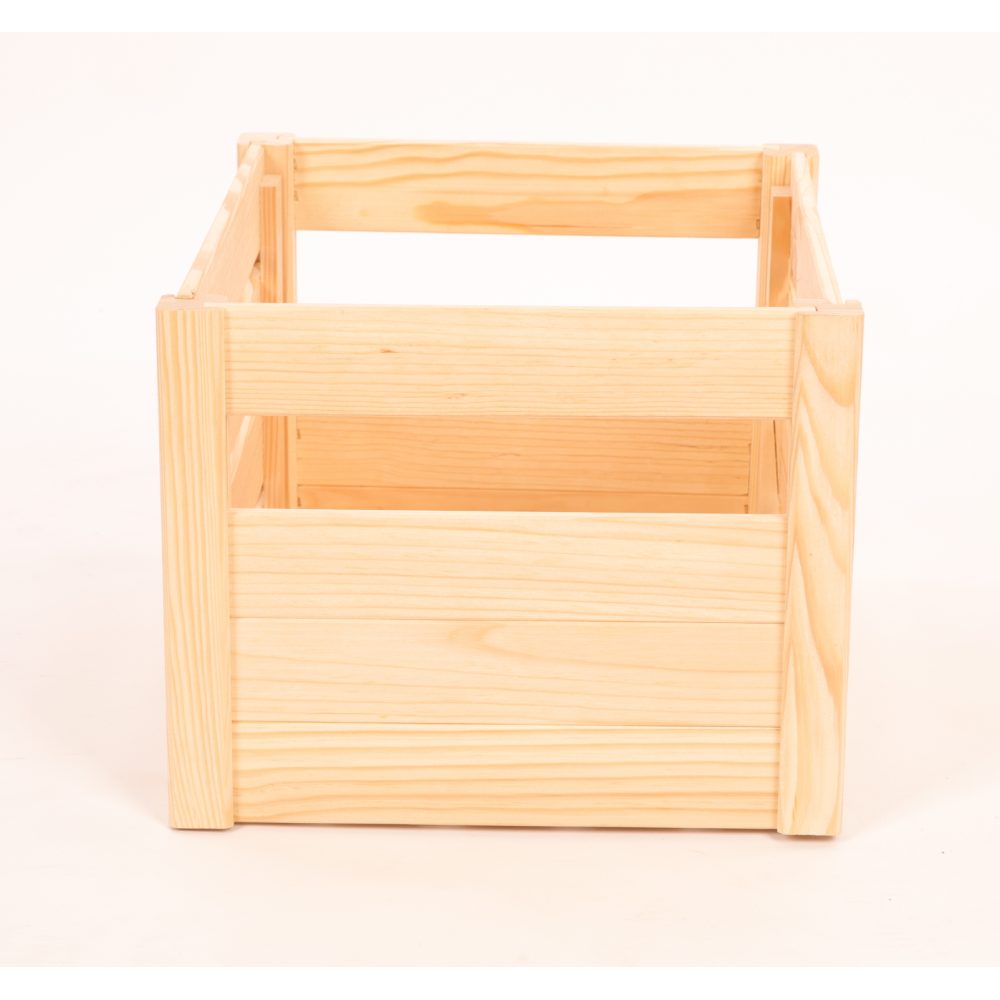 Skrzynka na warzywa owoce skrzynki DREWNIANE DNO 46x30 cm skrzyneczka EKO