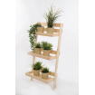 Kwietnik drewniany opierany o ścianę stojak regał na rośliny 115x57cm EKO
