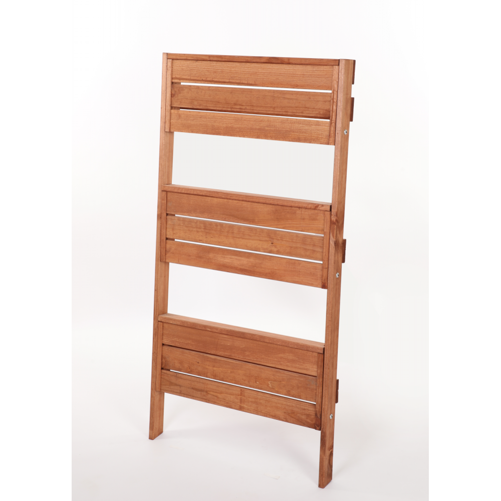 Drewniany kwietnik opierany o ścianę stojak regał na rośliny 115x57cm EKO