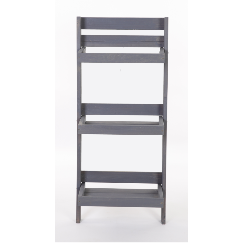 Drewniany kwietnik opierany o ścianę stojak regał na rośliny 115x57cm EKO