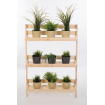 Drewniany kwietnik opierany o ścianę stojak regał składany 115x77cm EKO