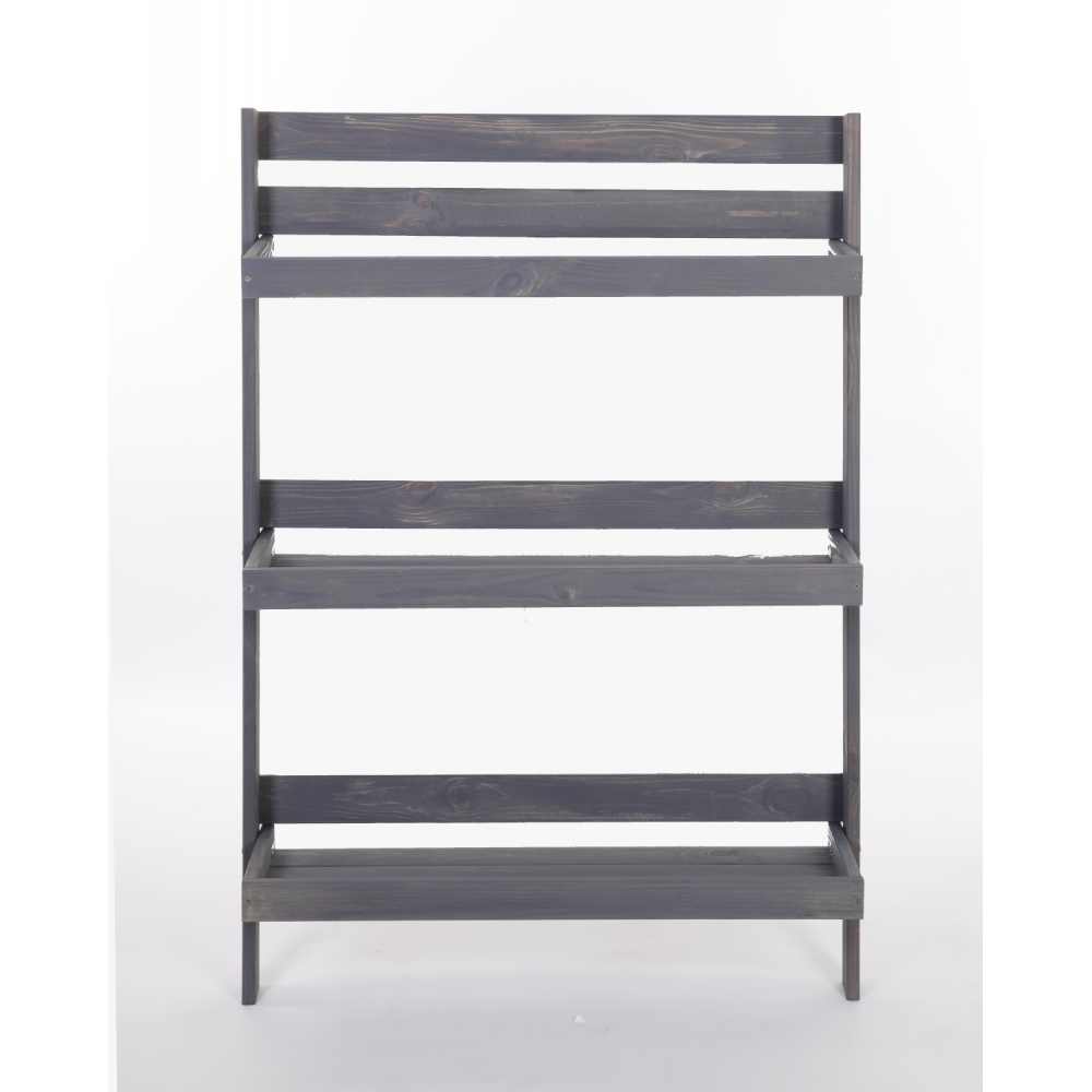 Drewniany kwietnik opierany o ścianę stojak regał na rośliny 115x77cm EKO