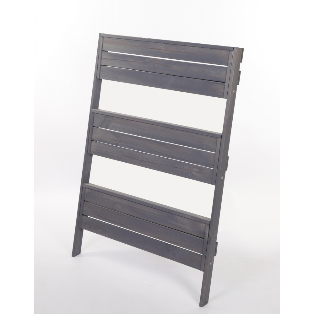 Drewniany kwietnik opierany o ścianę stojak regał na rośliny 115x77cm EKO