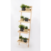 Drewniany stojak opierany o ścianę kwietnik regał na rośliny 145x37cm EKO