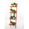 Drewniany kwietnik opierany o ścianę stojak regał na rośliny 145x37cm EKO