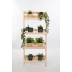 Kwietnik na kwiaty opierany o ścianę stojak regał na rośliny 145x57cm EKO