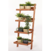 Drewniany kwietnik opierany o ścianę stojak regał na rośliny 145x57cm EKO