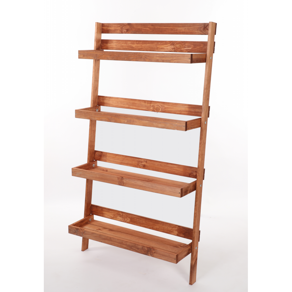 Stojak na kwiaty opierany o ścianę kwietnik regał na rośliny 145x77cm EKO