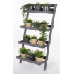 Drewniany kwietnik opierany o ścianę stojak regał na rośliny 145x77cm EKO