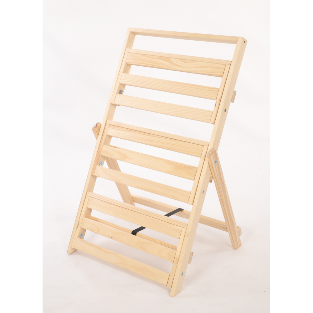 Stojak do ekspozycji kwietnik drewniany etażerka regał na kwiaty 3PÓŁKI EKO