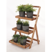 Drewniany stojak na kwiaty drabinka etażerka kwietnik regał 3PÓŁKI EKO