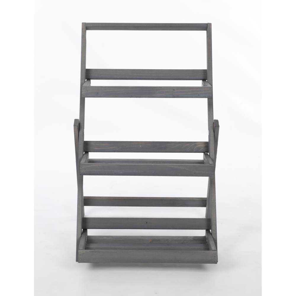 Stojak do ekspozycji kwietnik drewniany etażerka regał na kwiaty 3PÓŁKI EKO