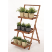 Kwietnik drewniany drabinka stojak regał na rośliny ekspozycyjny 3PÓŁKI EKO