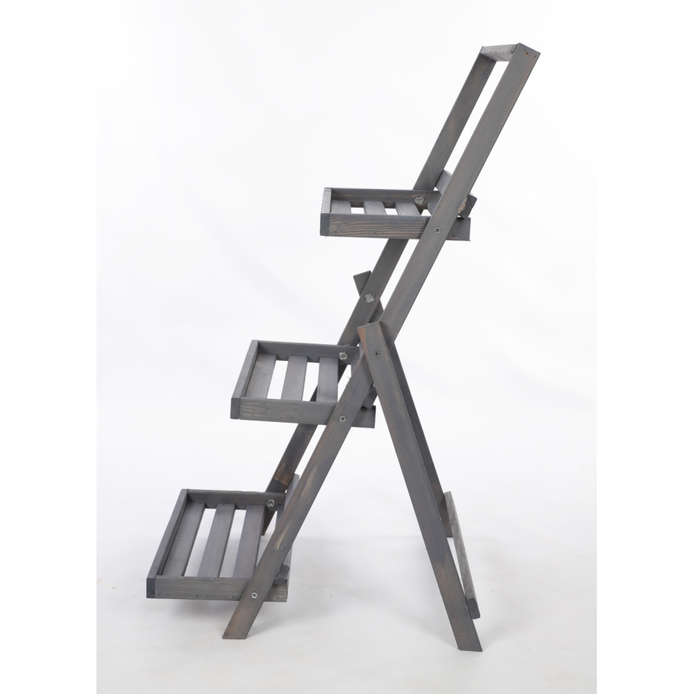 Kwietnik kaskadowy drabinka stojak regał na rośliny ekspozycyjny 3PÓŁKI EKO