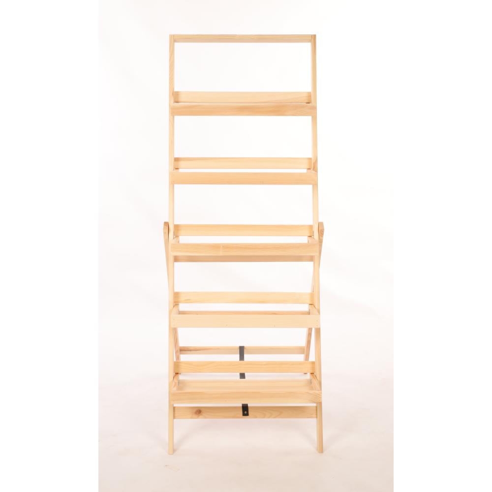 Kwietnik drewniany drabinka składana piętrowy regał na kwiaty 5p EKO DUŻY