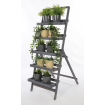 Piętrowy kwietnik drewniany drabinka etażerka stojak regał 5p EKO DUŻY