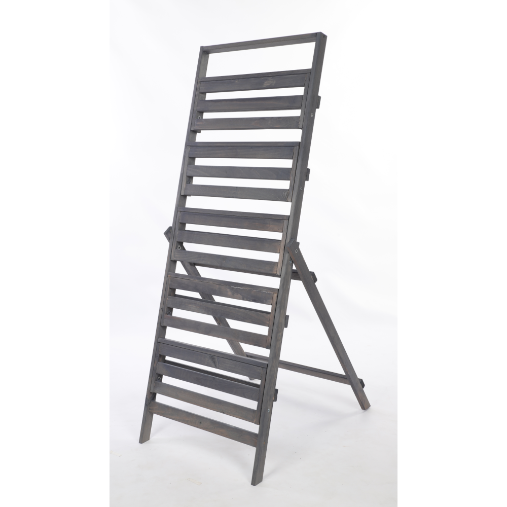 Piętrowy kwietnik drewniany drabinka etażerka stojak regał 5p EKO DUŻY