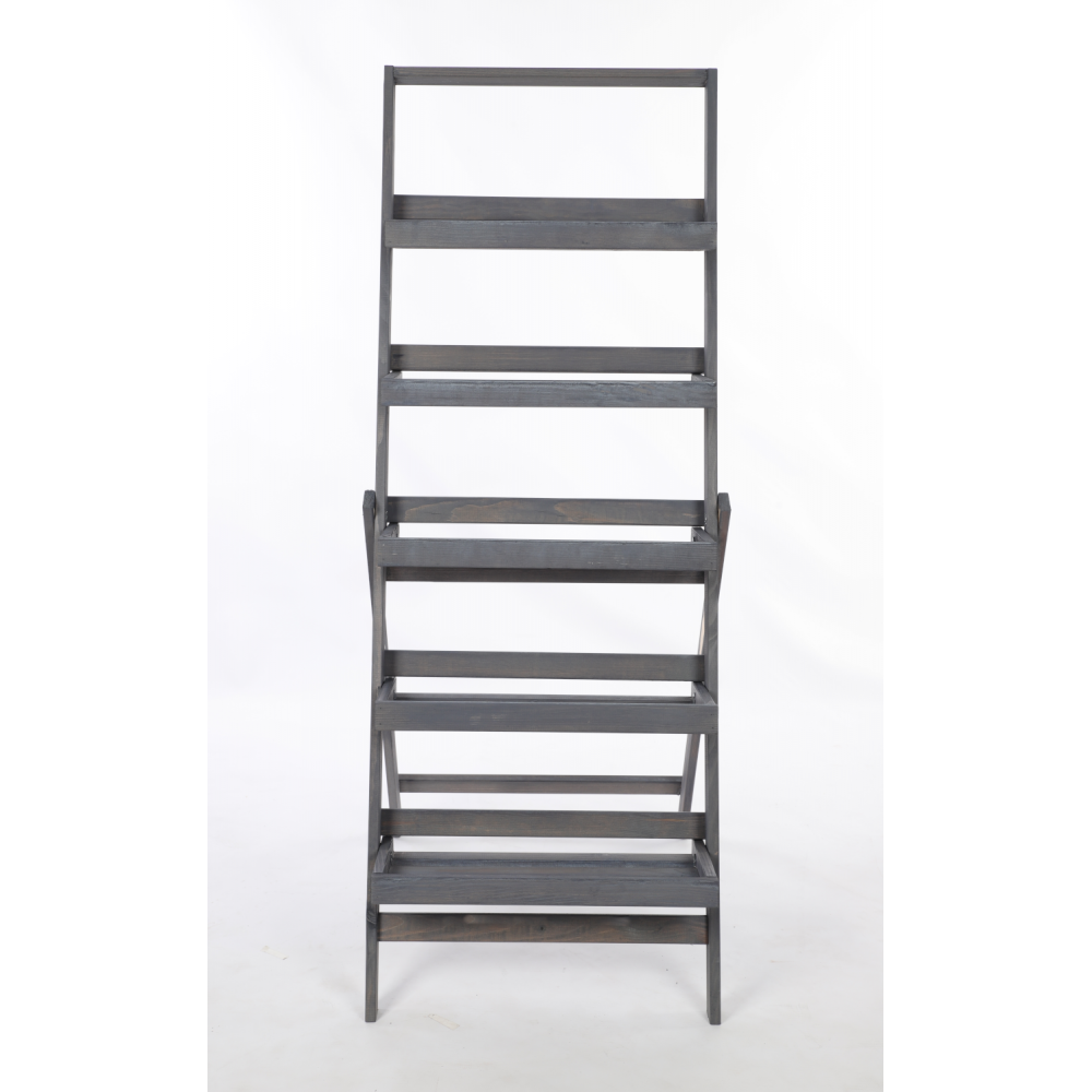 Piętrowy kwietnik drewniany drabinka etażerka stojak regał 5p EKO DUŻY